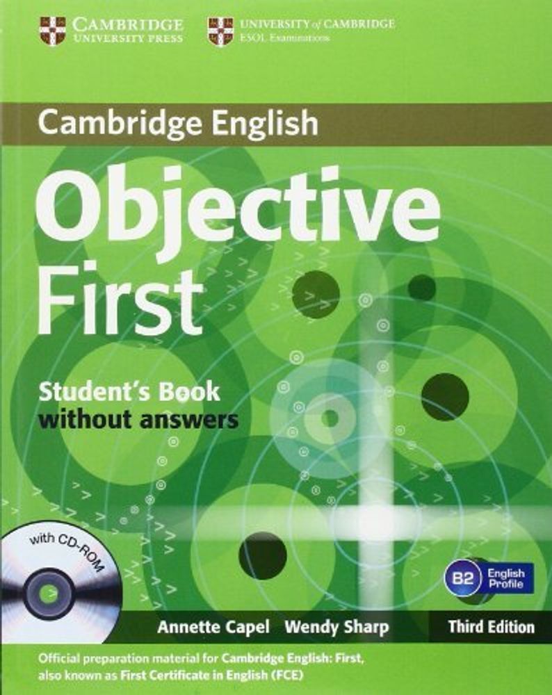 Objective First 3rd Edition Student&#39;s Book without answers with CD-ROM