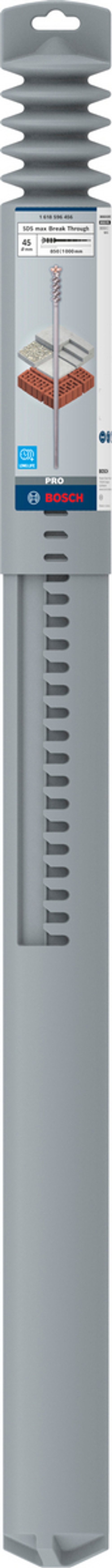 Бур по бетону PRO SDS-max 9 Break Through 45x850x1000 мм BOSCH 1618596456