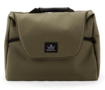 Детская коляска Adamex Chantal Retro Deluxe 3 в 1 C-SA21 (ХАКИ КОЖА)