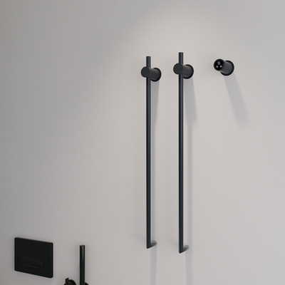 Полотенцесушитель электрический ABBER Charme AH4002MB черный матовый