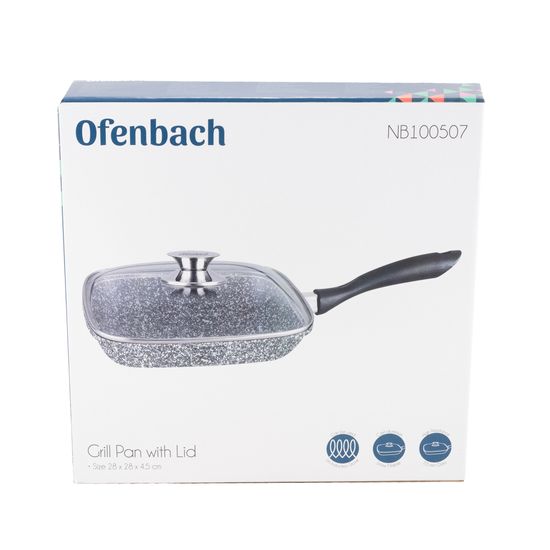Сковорода-гриль с крышкой Ofenbach NB 100507