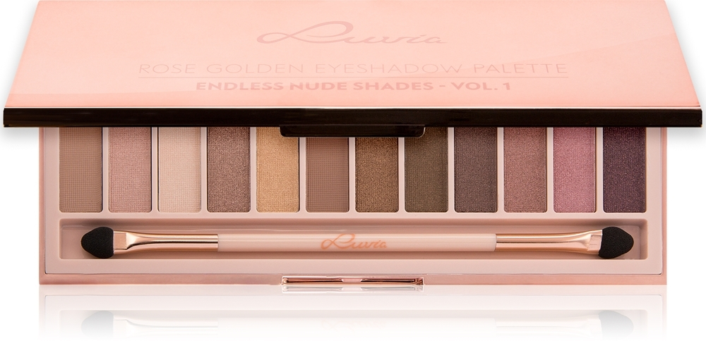 Luvia Cosmetics Endless Nude Shades - палитра теней для век, 12× 0,8 g