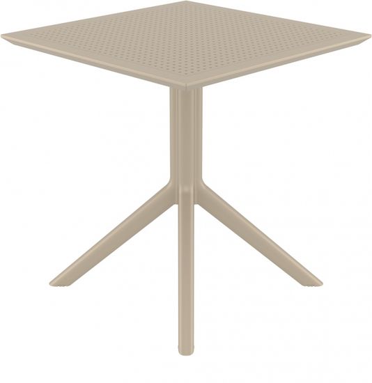 Стол пластиковый Sky Table 70 бежевый Siesta Contract Турция