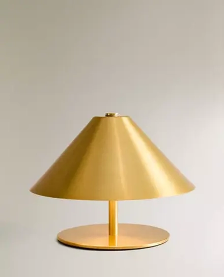 ZARA HOME БЕСПРОВОДНАЯ ЖЕЛЕЗНАЯ ЛАМПА, ЗОЛОТОЙ