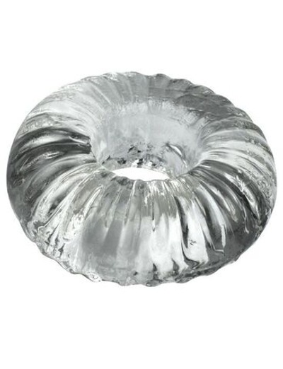 Прозрачное толстое эрекционное кольцо (Цвет: прозрачный)