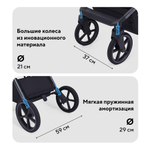 Детская коляска Rant Falcon Soft Therm 3 в 1 с автокреслом Evomax Grey Beige