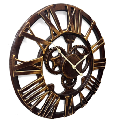 Настенные часы-скелетон Castita CL-51-Skeleton-Wood