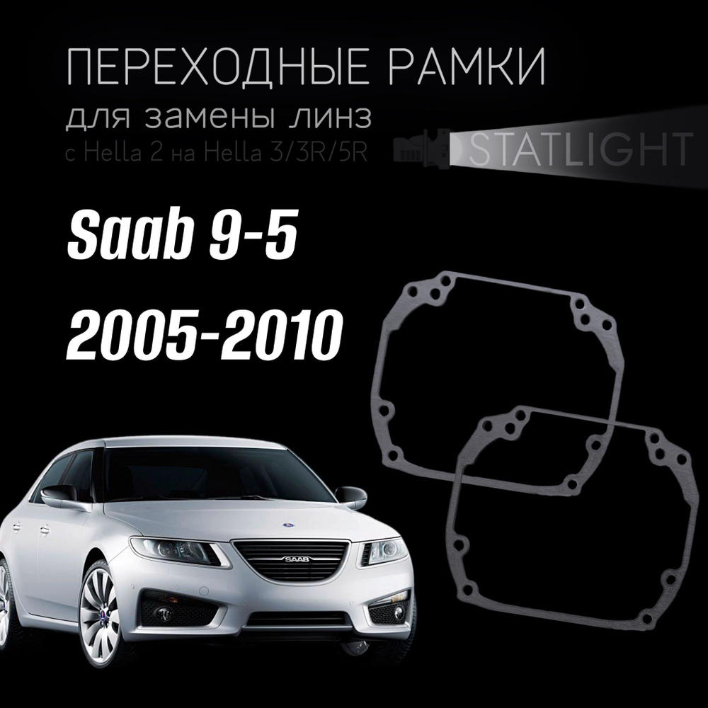 Переходные рамки для замены линз на Saab 9-5 2005-2010