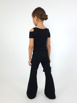 02-165-4 Комплект для девочки (фуфайка+брюки)