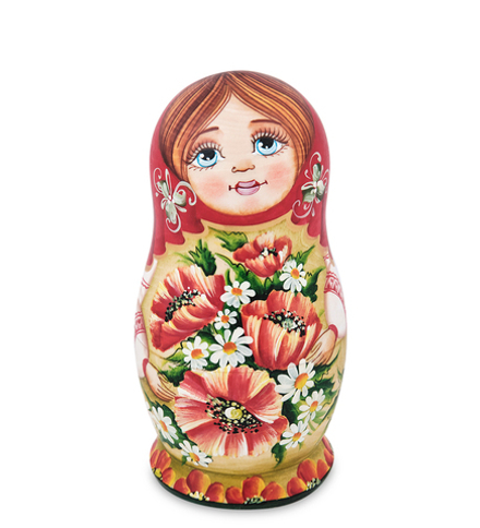 МР-16/35-B Матрешка 5м «Мария с цветами» бол.