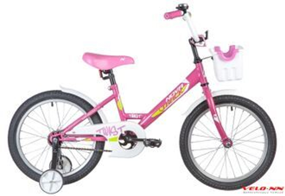 Велосипед NOVATRACK 18" TWIST розовый