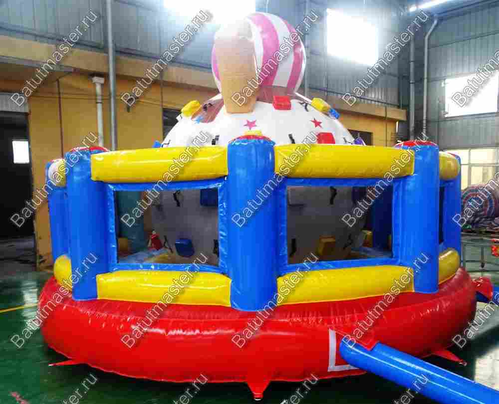 Надувной скалодром "Мороженое" 5*5*3,5 м