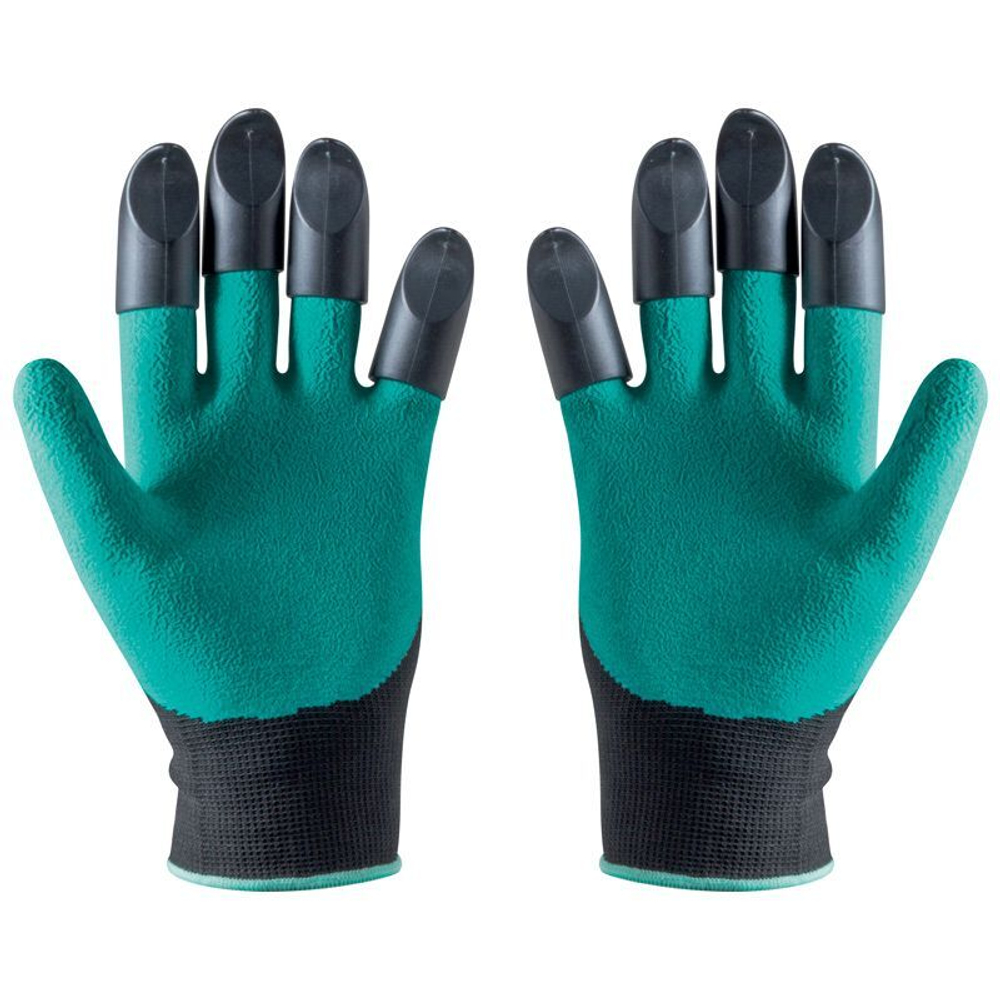 Перчатки садовые с пластиковыми когтями GG-8, размер 9 (L) 003657-SK