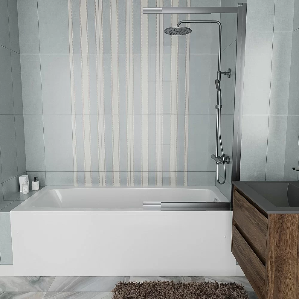 Ванна акриловая Vincea VBT-2S180-LG 180x80 белая с ножками
