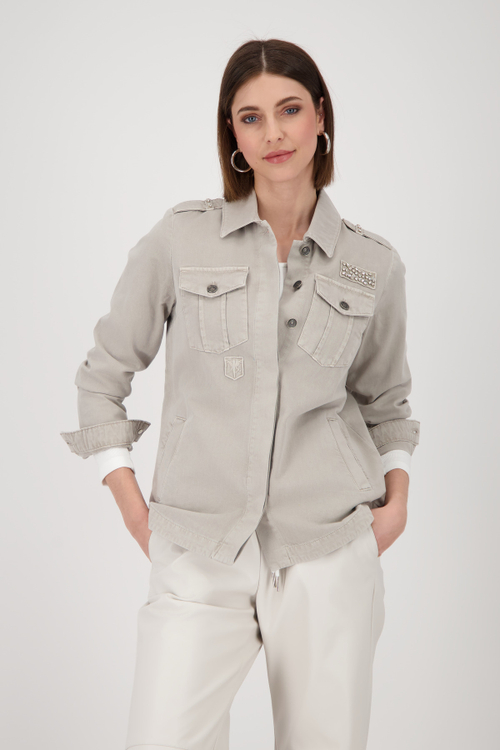 Джинсовая рубашка из хлопка