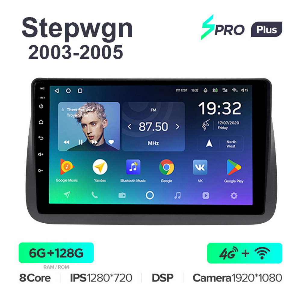 Teyes SPRO Plus 9"для Honda Stepwgn 2003-2005