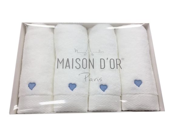 Набор салфеток MICRO LOVE - МИКРО ЛАВ  в размере 30х50 4шт Maison Dor (Турция)