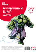 Фольгированный шар-фигура «Халк», 69 см