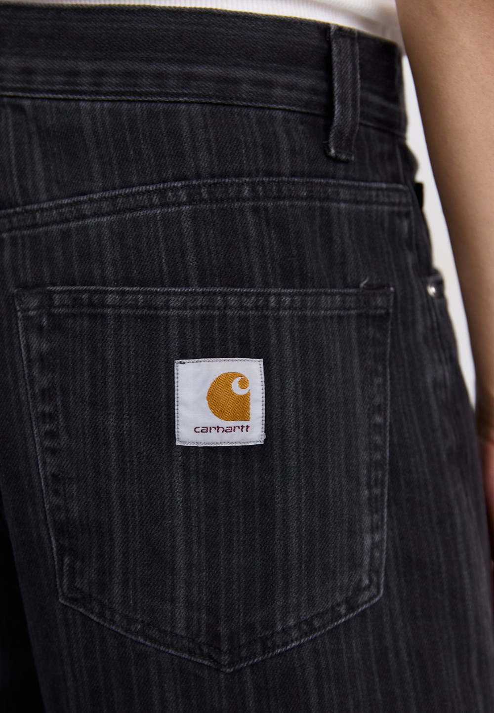 Carhartt WIP RYLAN - Джинсовые шорты - Чёрный