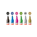 Набор маркеров Molotow ONE4ALL 227HS - 6шт Metallic-Set (4мм)