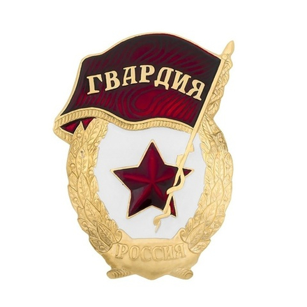 Значок Гвардия РФ обр. 2024г латунь