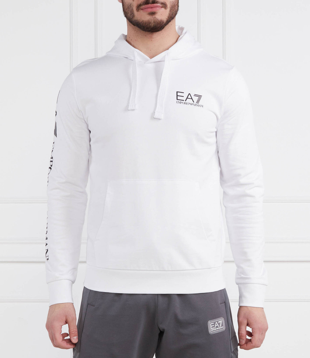 Худи EA7 - белый(8NPM18 PJ05Z)