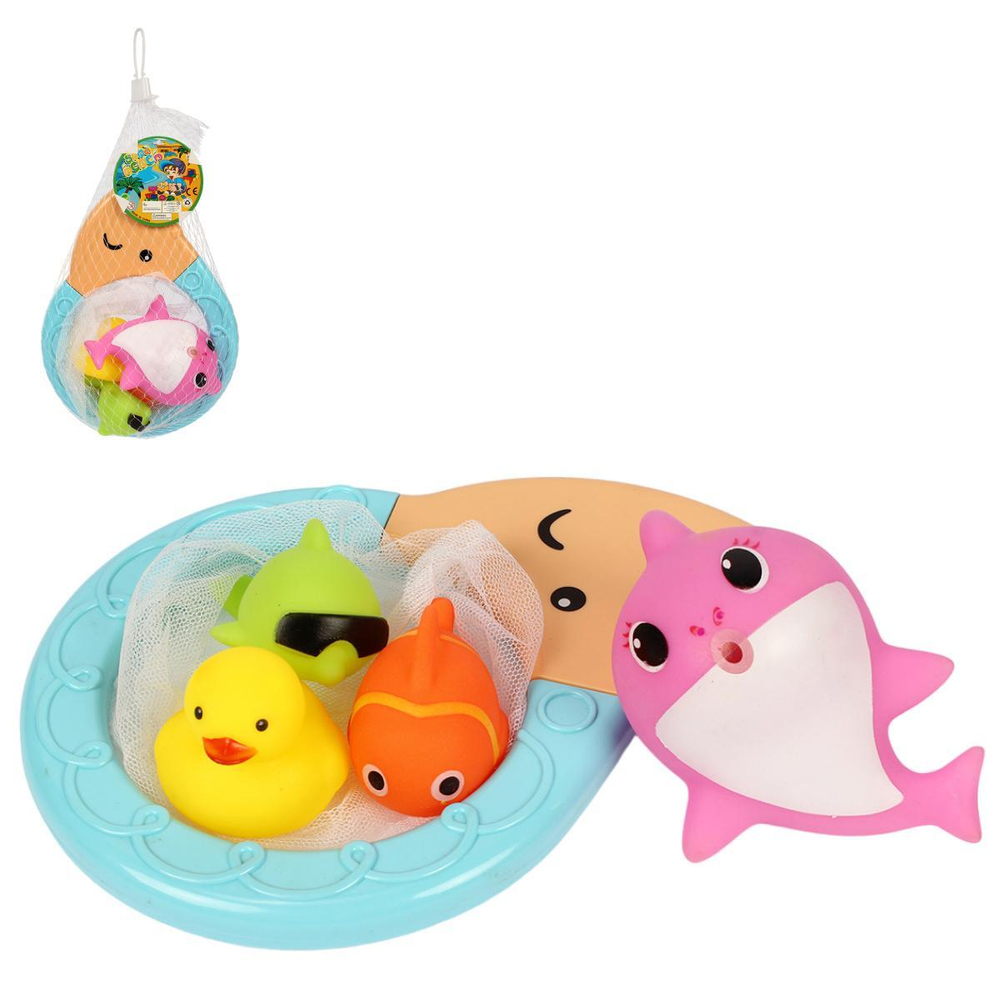 Набор игрушек для ванной, сетка 9204