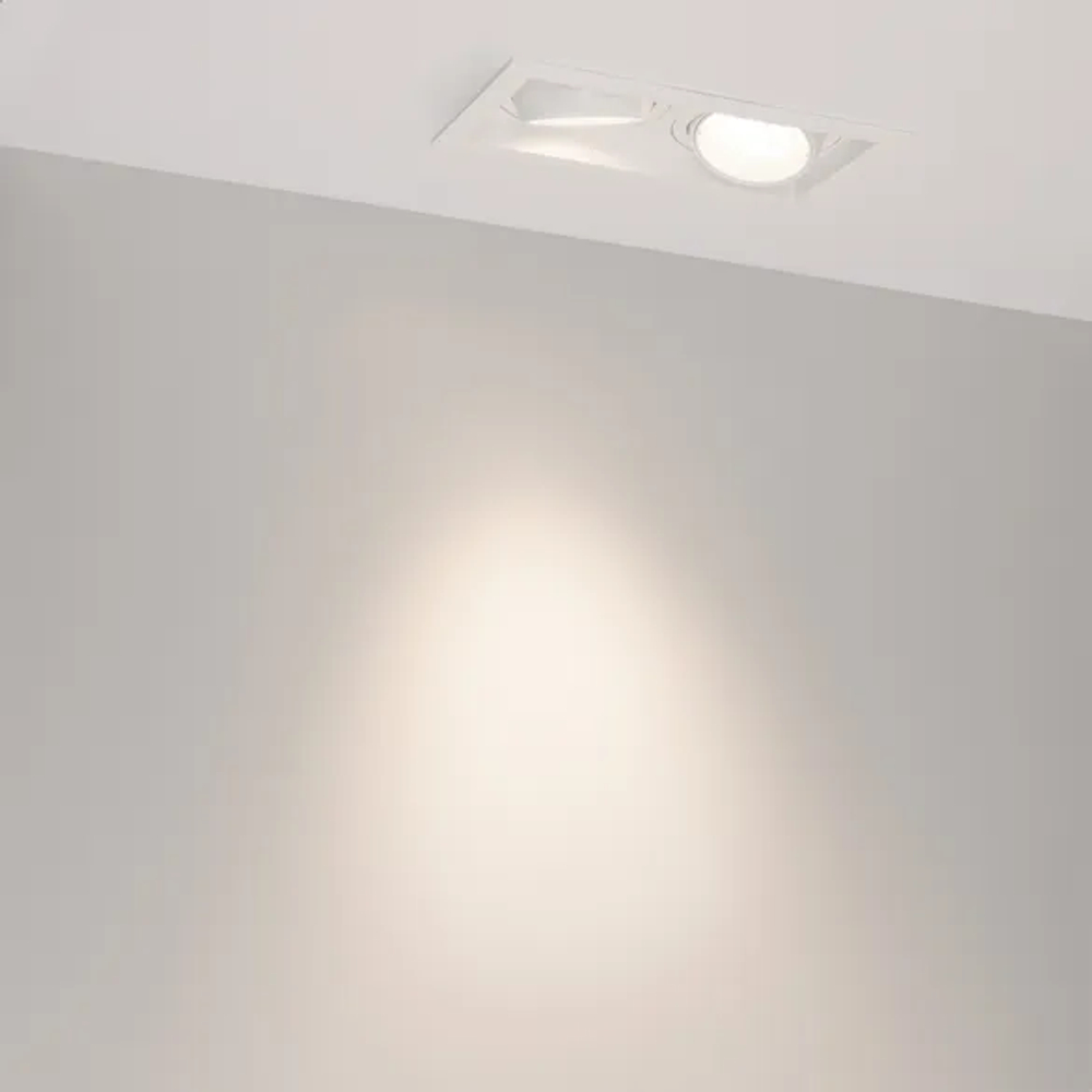 Светильник MS-VORTEX-BUILT-S210x117-2x20W Day4000 (WH-WH, 40 deg, 230V) (Arlight, IP20 Металл, 5 лет) 057768