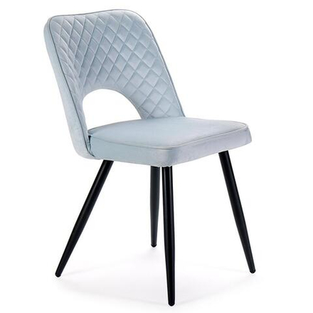Кухонный стул вельвет. цвет светло-голубой