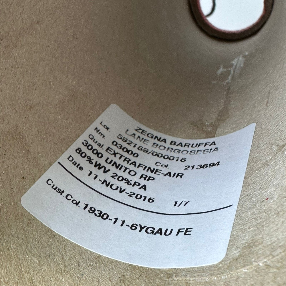EXTRAFINE-AIR - Zegna Baruffa, Lane Borgosesia; 80% меринос, 20% п/а; 300м/100гр; col. 213694, цвет: серый