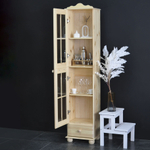 Шкаф витрина Бритта однодверный лак