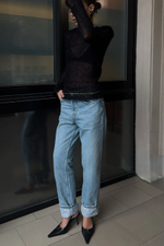 Джинсы 02 wide leg