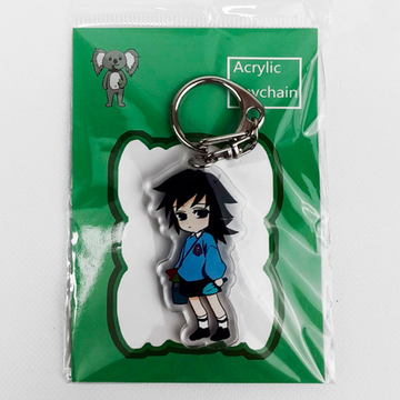 Брелок "Клинок, рассекающий демонов - Гию Томиока (детство)"