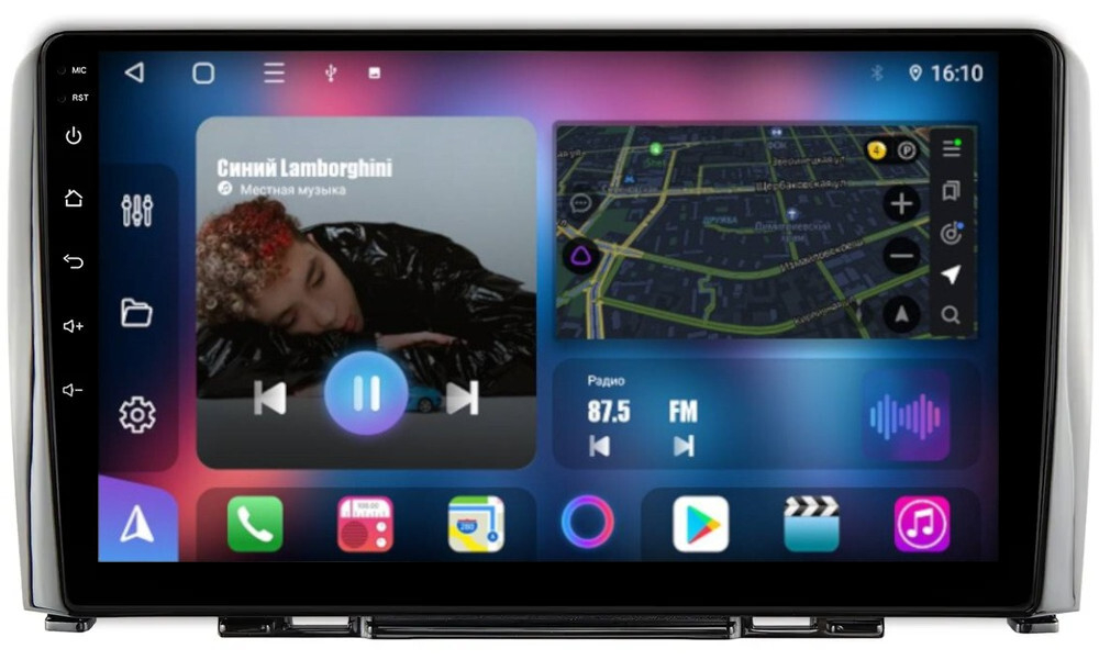 Магнитола для Great Wall Hover H6 2012-2017 - FarCar BM3003M на Android 13, QLED, TS10, 4Гб+32Гб, CarPlay, 4G SIM-слот