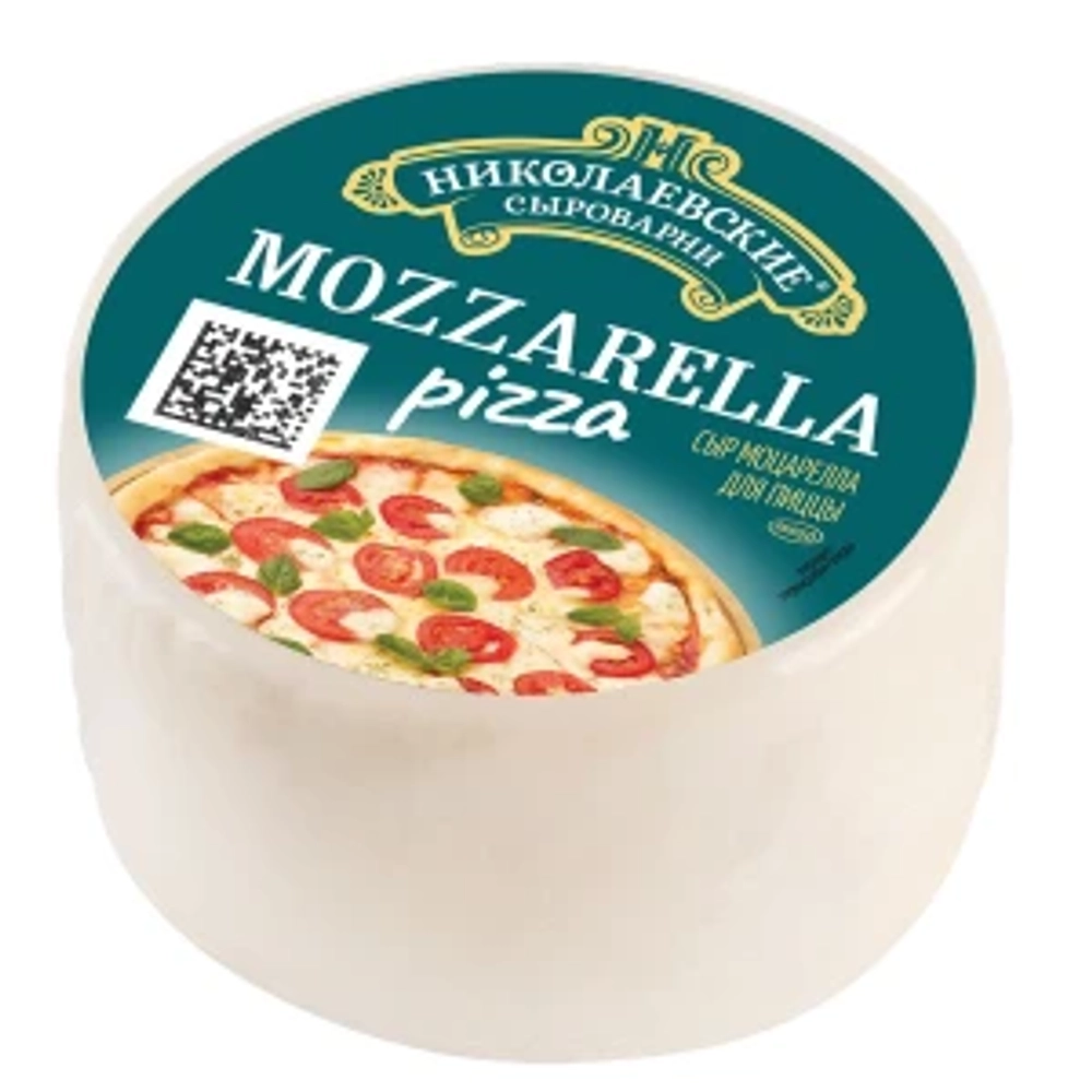 Сыр Моцарелла для пиццы 40,0% 300 гр "Николаевские сыроварни" Кубань