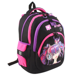 Ранец, спинка эргономичная, 3 отделения, 42*30*20 см, COMFORT Max, Cool girl, КОКОС, 240484