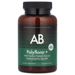 D'adamo, Polyflora® + AB, многофункциональная формула с пробиотиками, 120 растительных капсул