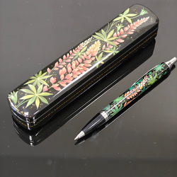 Ручка расписная Паркер в шкатулке "Люпины"