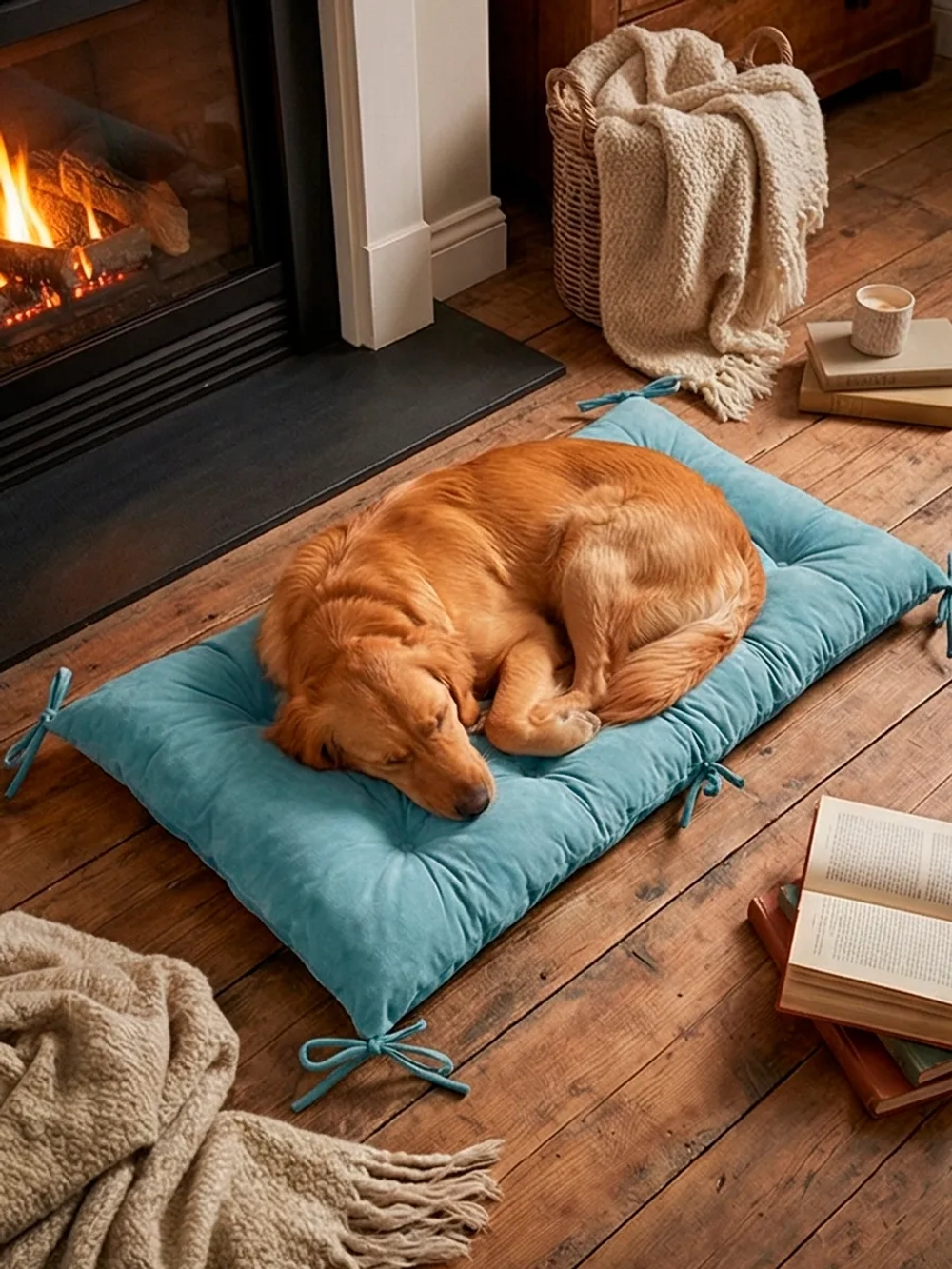 Подушка на скамью, подоконник, обувницу 100х45 см