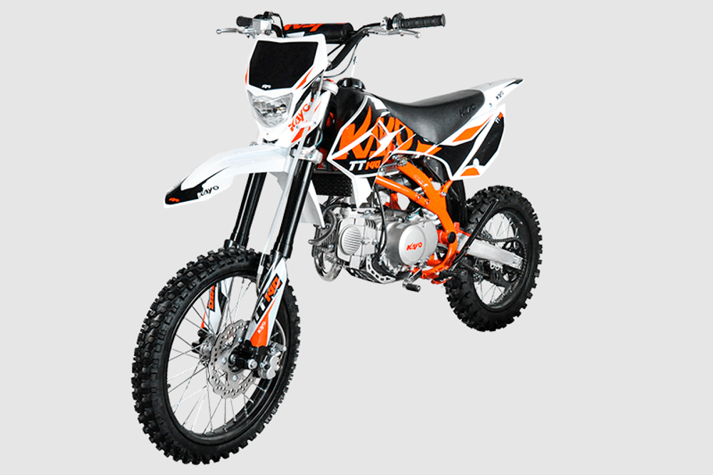 Питбайк KAYO BASIC TT140 17/14 KRZ (механ. сцепл., кикстартер 2024 г.)