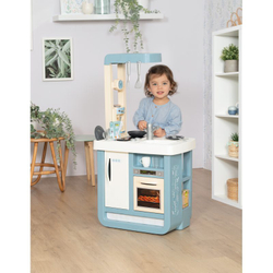 Детская электронная  кухня Bon Appetit с 23 аксессуарами голубая Smoby 310823