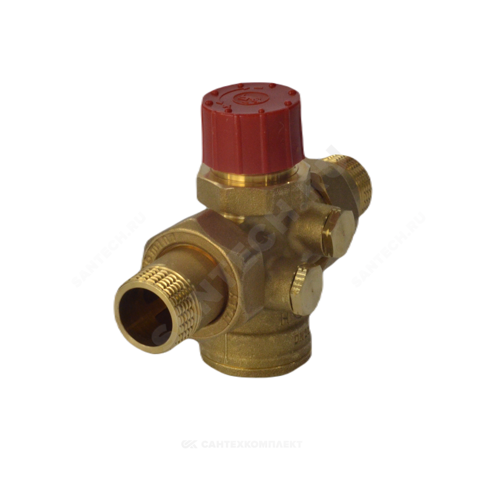 Клапан балансировочный автомат латунь R206A-1 Ду 15 G1/2" A Ру25 НР 0.05 - 0.8 м3/ч без ниппелей Giacomini R206AY103