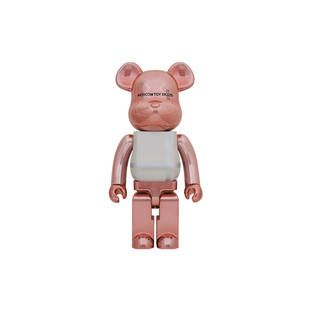 Дизайнерские игрушки BE@RBRICK MEDICOM TOY PLUS PINK GOLD CHROME Ver. 1000％, PINKGOLDCHROME