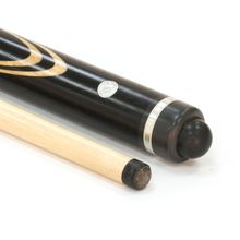 Кий / пирамида 2-pc &quot;Классика&quot; (черный граб, граб) 13 запилов
