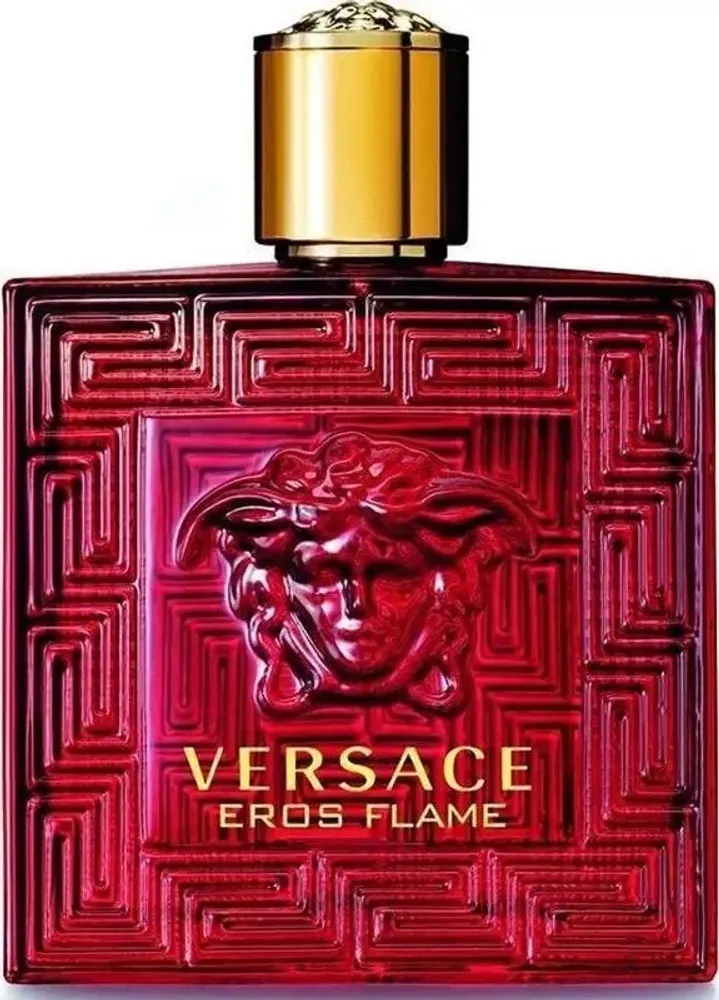 Мужская парфюмерная вода Versace Eros Flame EDP 200 мл с нотами цитруса и древесных оттенков.