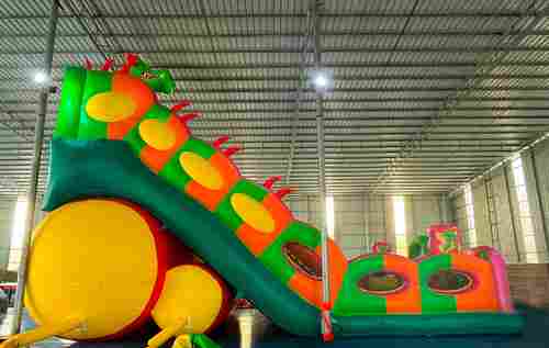 Коммерческий надувной батут-горка «Дракон», 11,5*6*9 м