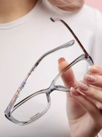 Оправа для очков для зрения пластиковая кошачий глаз