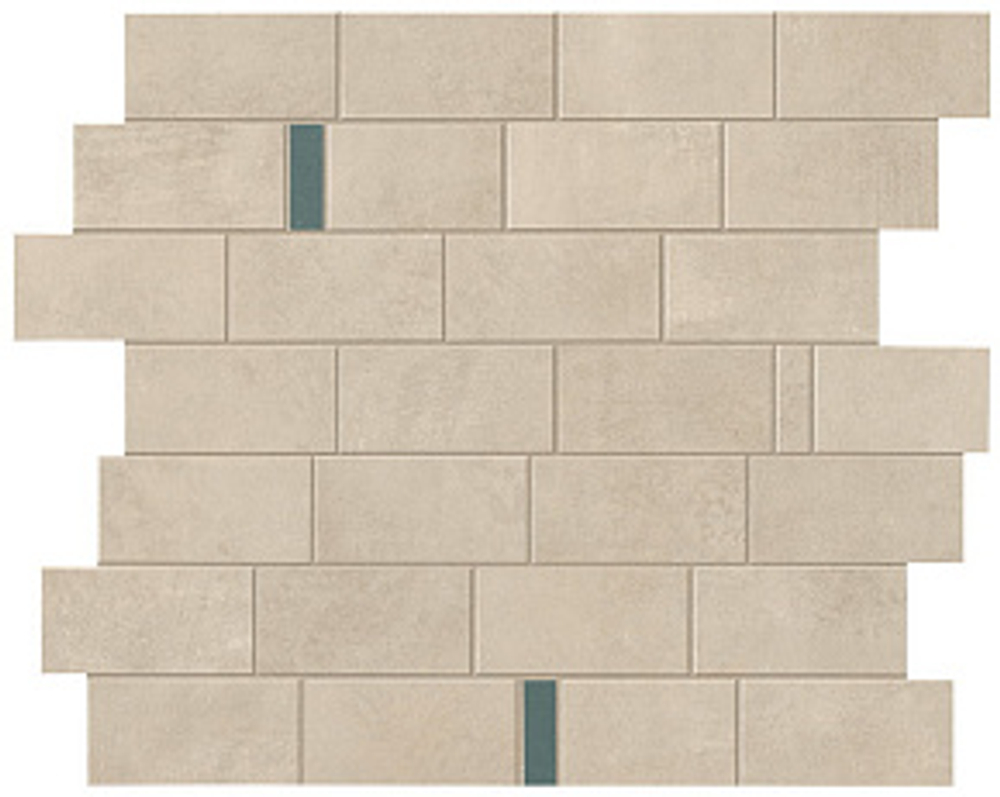 Мозаика ATLAS CONCORDE BOOST PRO Cream Minibrick Pro Blue 29,7x33,3 6мм. 9BMV