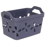 Корзина для хранения «БРУТТИ», цвет маренго, 18.5*12*12см (лейбл)