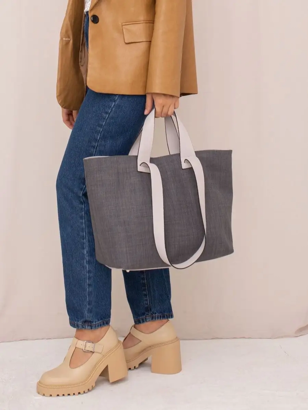 сумка большая через плечо шоппер